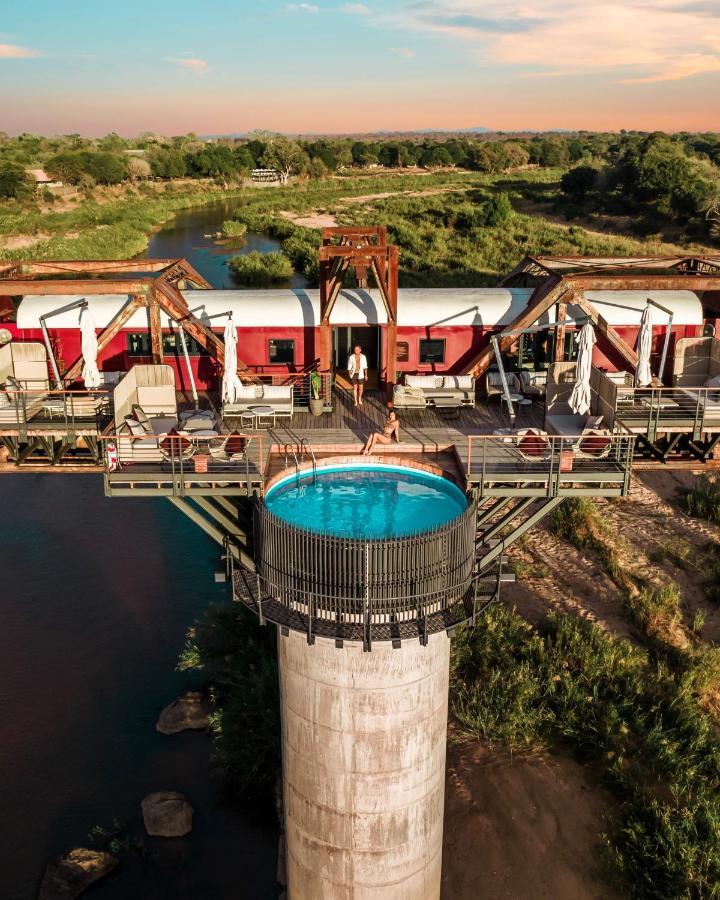 Kruger Shalati - Train On The Bridge & Garden *